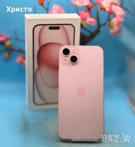 Apple iPhone 15 Plus,128GB, 5G, Pink , снимка 5 - Apple iPhone - 52910254