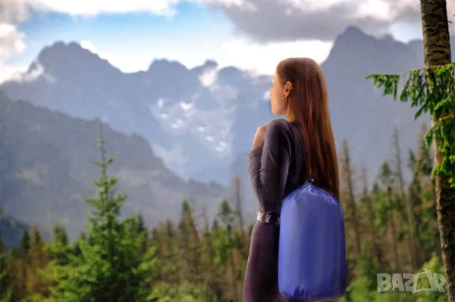 Спален чувал за къмпинг / Туристически спален чувал Trizand - 2 модела, снимка 11 - Надуваеми легла - 49620561