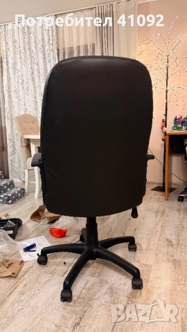 Офис стол кожен , снимка 3 - Столове за офис - 52829137