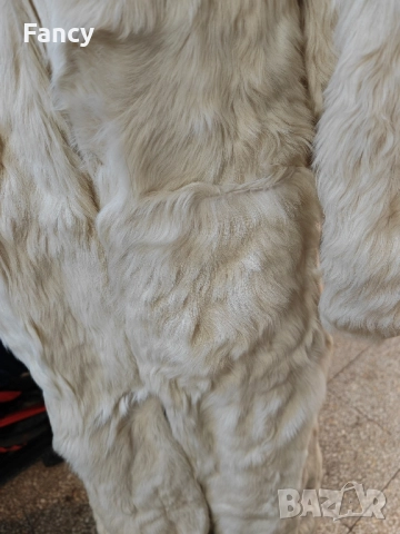 Дълго дамско палто естествен косъм, снимка 7 - Палта, манта - 51930647