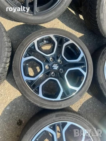5х114.3 17 Джанти Suzuki Swift SX4 Vitara 5x114.3 Сузуки СХ4 Витара Оригинални на Сузуки, снимка 4 - Аксесоари и консумативи - 50947695