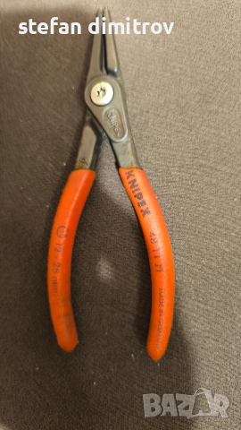 KNIPEX 48 11 J1 Зегер клещи, прави 12 - 25 мм, за отвори , снимка 6 - Клещи - 52371341