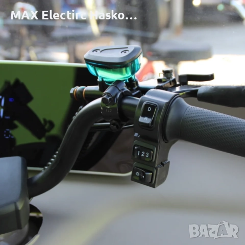 Триместна електрическа триколка LUXURY BUS 2000W/60V/25Ah - GREEN, снимка 10 - Мотоциклети и мототехника - 52132159