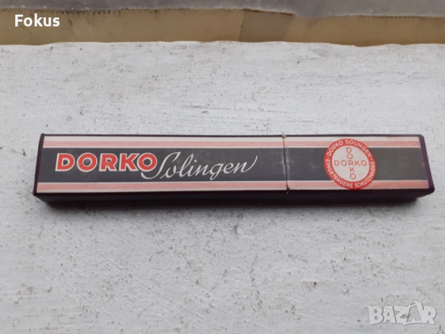 Топ - колекционерски бръснач Mannos Solingen, снимка 7 - Антикварни и старинни предмети - 51524421