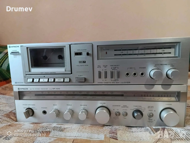 Продавам касетен дек HITACHI  DE25!, снимка 10 - Декове - 53881995