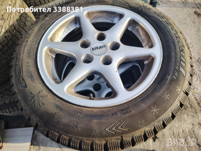 5*120 195/65/15, снимка 5 - Гуми и джанти - 52641892