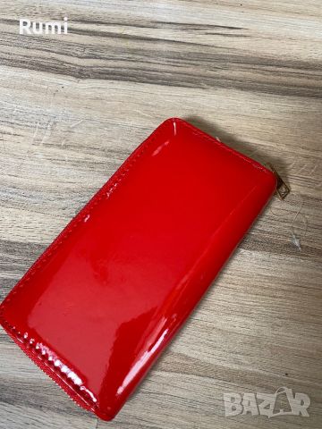 Страхотно червено ново дамско портмоне !, снимка 5 - Портфейли, портмонета - 45680604