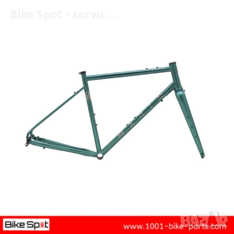 Marin Nicasio 2 CrMo+Carbon Frameset Green Гравъл Рамка Вилка, снимка 3 - Части за велосипеди - 50612466