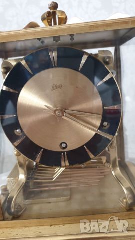  Каминен часовник Schatz W3, със гонг за четвърт час 1960 год., снимка 4 - Антикварни и старинни предмети - 45513305