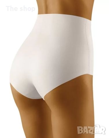 Моделиращи безшевни бикини в бял цвят DISCRETIA Wol-Bar (008), снимка 2 - Бельо - 45669744