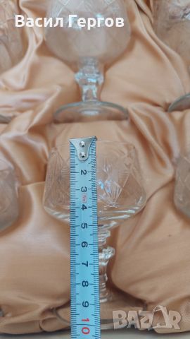 Кристални чаши за коняк от соца, НОВИ, снимка 4 - Чаши - 46486380
