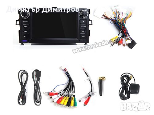 Android multimedia за Toyota Auris 2006-2012 двоен дин, снимка 3 - Аксесоари и консумативи - 45783493