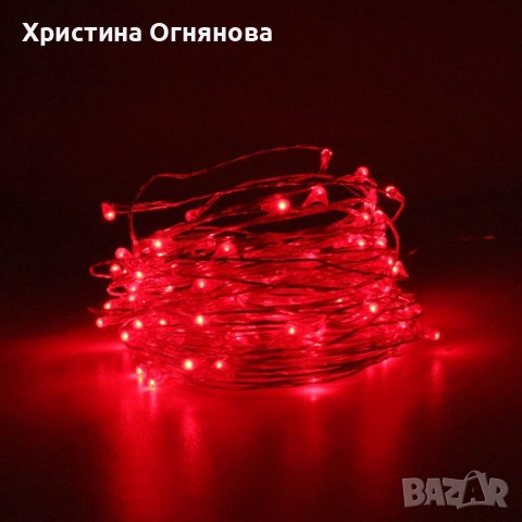 Коледни лампички на батерии в различни цветове / Необходими батерии:2бр - не са включени в комплекта, снимка 4 - Други - 52242565