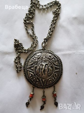 Стар сребърен религиозен накит. , снимка 2 - Антикварни и старинни предмети - 45765900
