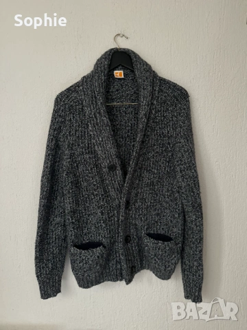 Мъжка жилетка от вълнена смес Hugo Boss Orange