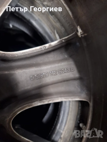 ОРИГИНАЛНИ АЛУМИНИЕВИ ДЖАНТИ МЕРЦЕДЕС S КЛАСА W222 СПОРТ ПАКЕТ-5x112х66.6-19цола, снимка 9 - Гуми и джанти - 52839958