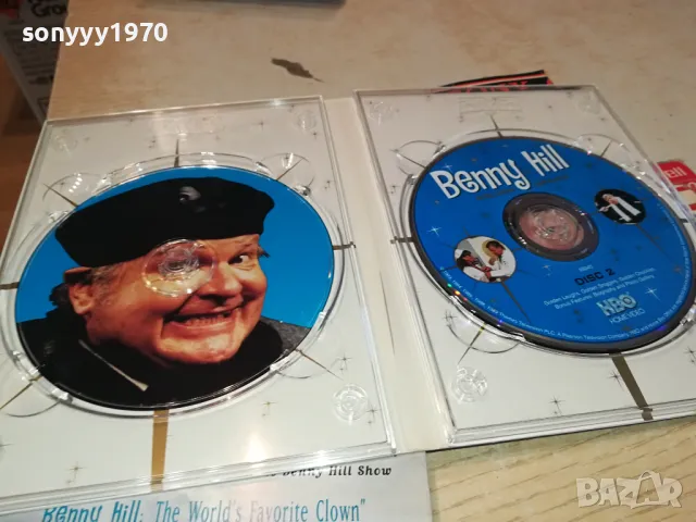 BENNY HILL GOLDEN GREATS X2 DVD 1004251701, снимка 6 - DVD филми - 49848067