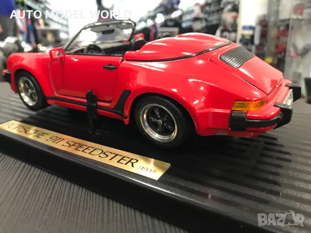 Рядък модел метална колекционерска количка PORSCHE 911 SPEEDSTER 1:18, снимка 2 - Колекции - 46969644