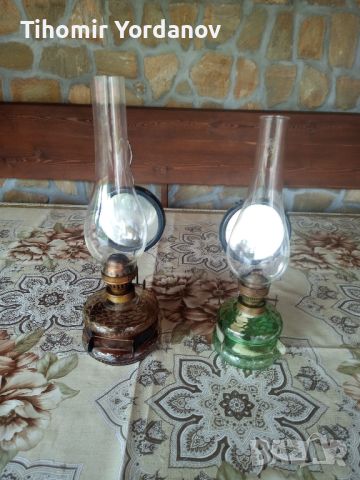 Газена лампа -2 броя., снимка 3 - Антикварни и старинни предмети - 45812210