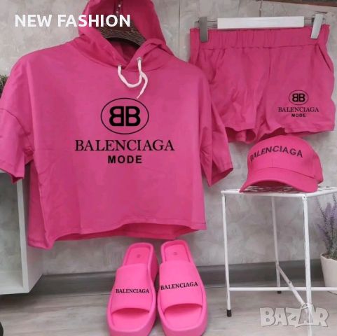 Дамски Памучни Комплекти : M,L:BALENCIAGA , снимка 1 - Комплекти - 46763665