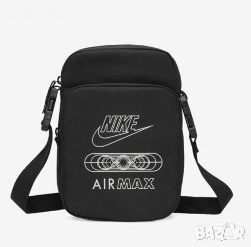 Оригинална чанта на Nike Air Max Heritage 4L!24смх15смх7,5см, снимка 1 - Чанти - 46290199