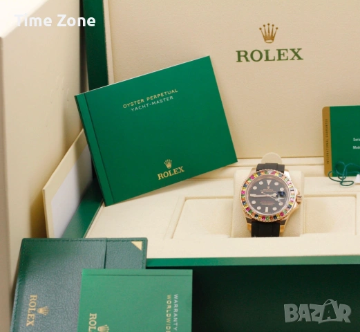 Rolex Yacht-Master 40mm 'Rainbow' Rose Gold Automatic Дамски Различни Варианти, снимка 2 - Дамски - 54047444