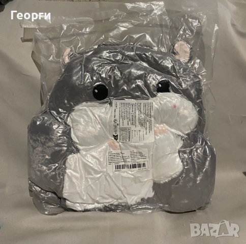 Декоративна плюшена възглавница за стол, снимка 2 - Декорация за дома - 53896005