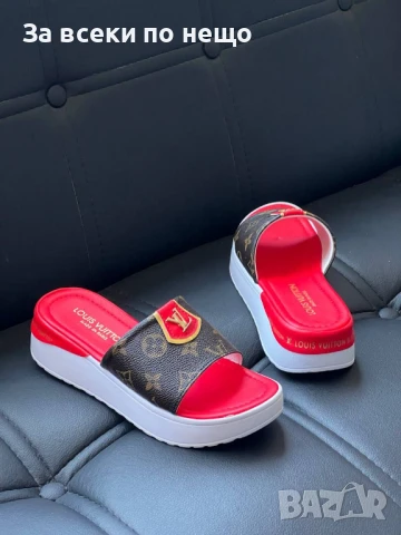 Louis Vuitton Дамски Чехли Луис Витон Код E445, снимка 2 - Чехли - 50503208