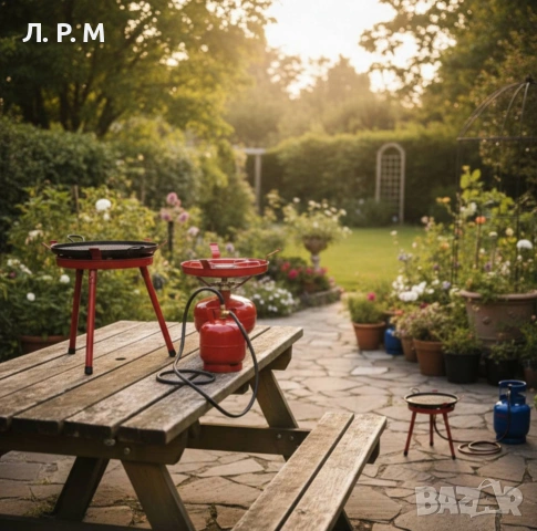 Газова Скара БАРБЕКЮ с гранитно покритие 