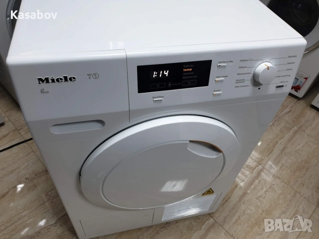 UK Сушилня Miele T1 - Термопомпа - Аларма - Подсветка -12м Гаранция Миеле