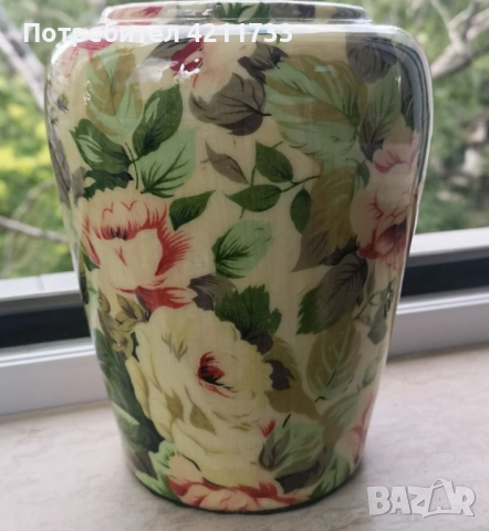 луксозна дилуксозна дизайнерска ваза НОВО, снимка 3 - Вази - 53594960