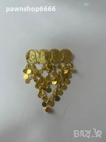 Златна висулка за коса 14К / Златна фиба за коса 14К, снимка 7 - Колиета, медальони, синджири - 50301024