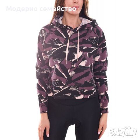 Дамско спортно горнище puma modern sports all over print hoodie multicolor, снимка 1 - Суичъри - 46789296