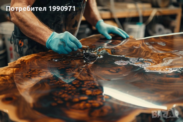 Маси от уникална дървесина и смола по поръчка, снимка 9 - Маси - 53729224