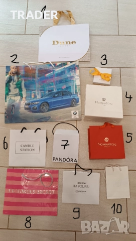 подаръчна торбичка  Guess Adidas Dune Nomination Pandora Victoria’s secret SWAROVSKI BMW Motorrad 