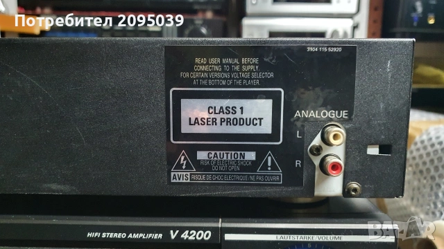 CD MARANTZ CD 38, снимка 3 - Ресийвъри, усилватели, смесителни пултове - 53139067