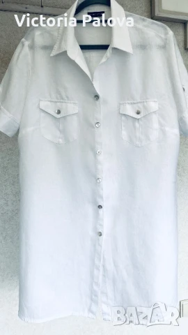 Ленена риза-туника YOUR SIXTH SENSE , снимка 8 - Туники - 50716302