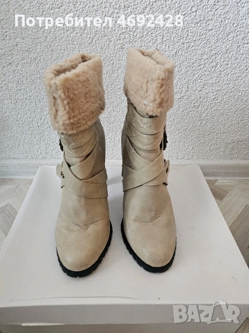 зимни ботуши с висок ток., снимка 3 - Дамски ботуши - 53344754