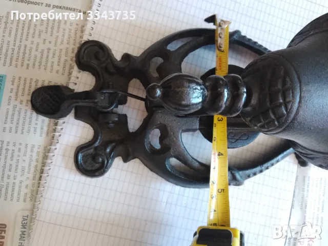 Чугунена метална камбана за врата., снимка 5 - Антикварни и старинни предмети - 50242702