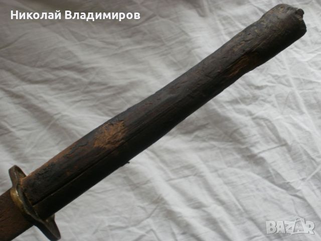 Самурайски меч стар и с надпис сабя, снимка 12 - Ножове - 45325665