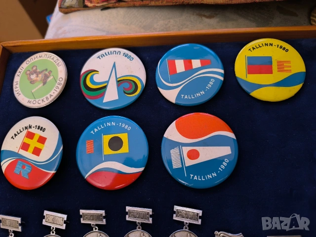 лот от ссср меморабилия олимпиада 1980 значки, снимка 2 - Колекции - 51273800