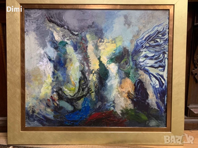 РУСЛАН МАРКОВ масло/платно абстракт, снимка 2 - Картини - 52837815