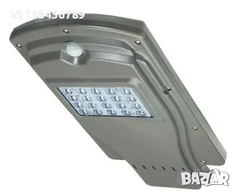 LED соларна улична лампа с датчик за движение 20w, снимка 2 - Соларни лампи - 48896341