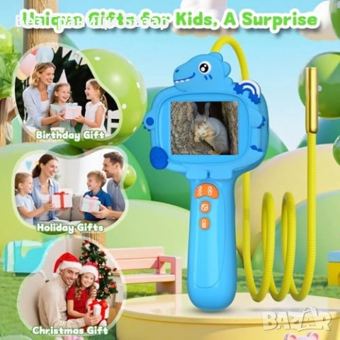 Нов Детски бороскоп 1080P с фото видео водоустойчива сонда LED светлини и IPS екран, снимка 8 - Други - 54130998