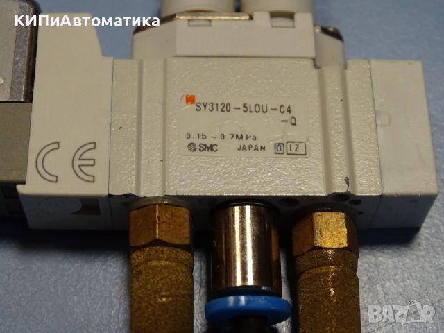 пневматичен разпределител SMC SY3120-5LOU-C4-Q solenoid valve 24VDC, снимка 3 - Резервни части за машини - 46584875