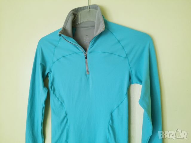 Eddie Bauer First Ascent / XS* / дамска стреч блуза пуловер флиис полар термо / състояние: ново, снимка 2 - Спортна екипировка - 45433750