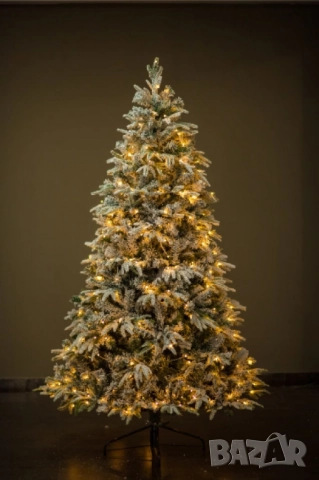 Коледна елха с вградени лампички по връхчетата, снимка 6 - Декорация за дома - 52309539