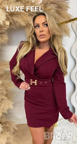 Дамски Рокли с Колан ⚜️, снимка 3 - Рокли - 52951073