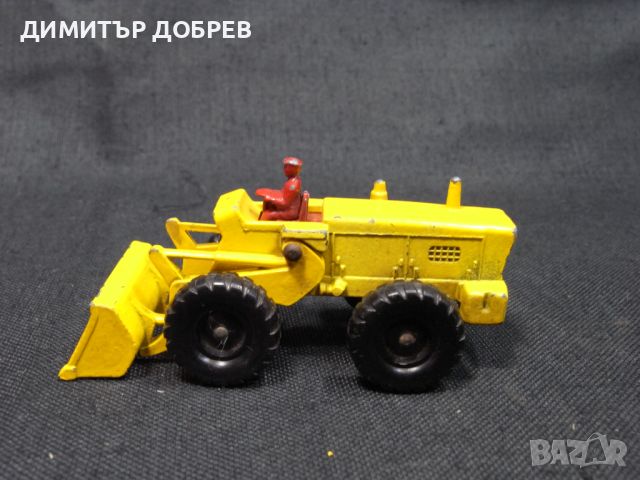 СТАРА РЕТРО МЕТАЛНА КОЛИЧКА LESNEY MATCHBOX ENGLAND AVELING-BARFORD TRACTOR SHOVELL, снимка 2 - Колекции - 46291476