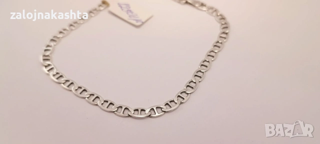 Сребърна гривна-5,0гр/925, снимка 4 - Гривни - 53323763